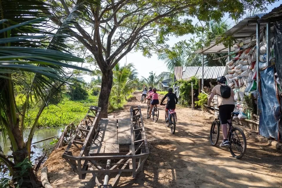 Mekong Delta Vietnam Cycling, Floating Market, Countryside Village, Bike Tour Mekong Delta Vietnam Cycling, Floating Market, Countryside Village, Bike Tour