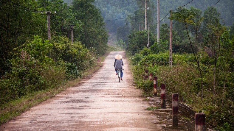 Cycling in Vietnam in January