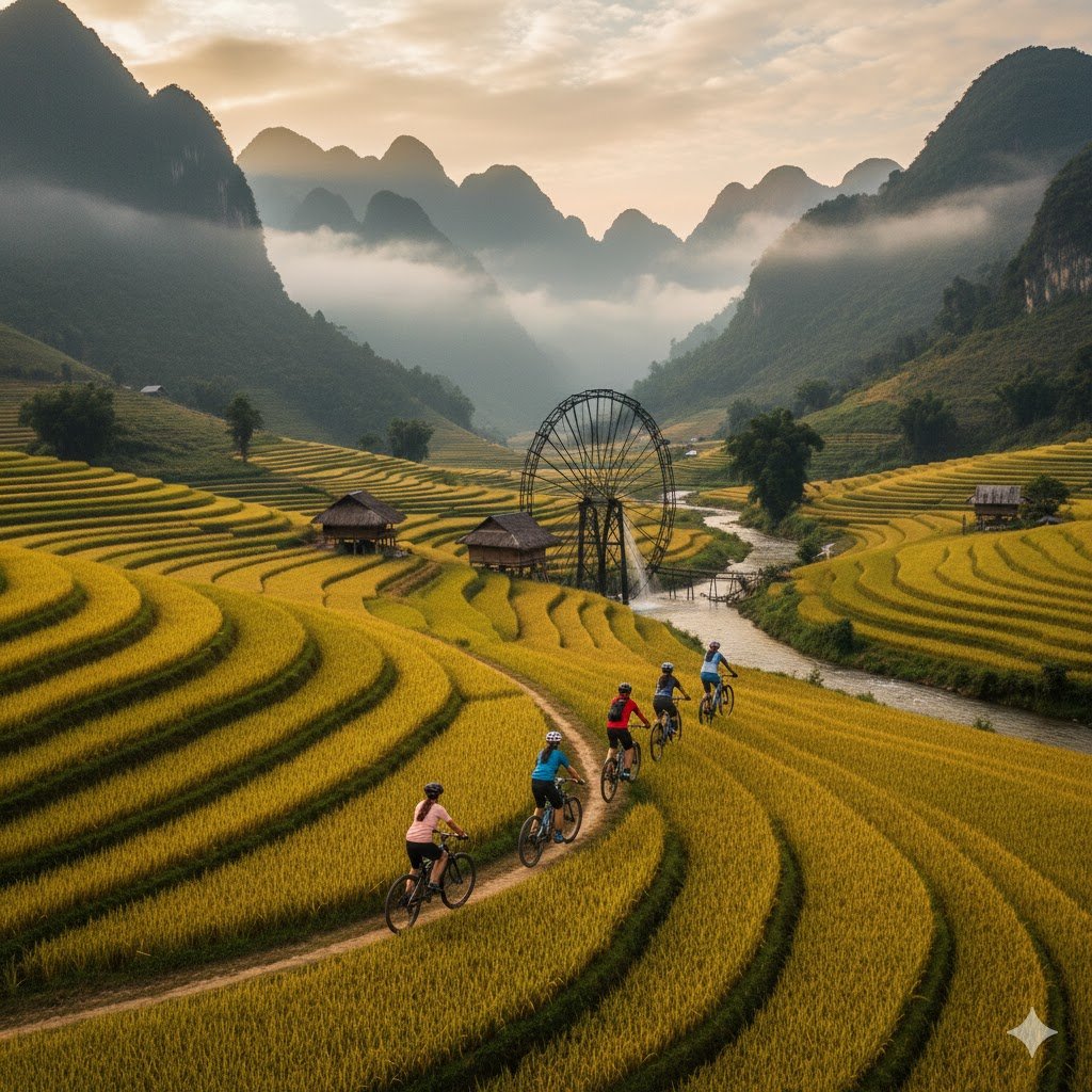 Tour in Bici nella Riserva Naturale di Pu Luong: L'Esenza del Vietnam del Nord