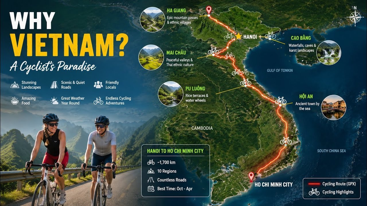 Expert Leaders: Ride with Top English-Speaking Guides on Vietnam Road Bike Cycling Holidays