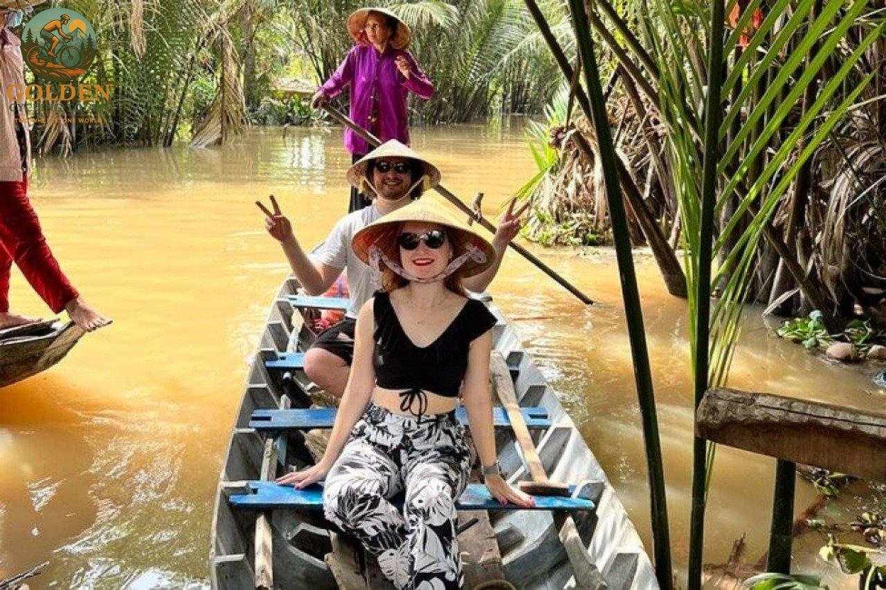 Scenic Canal Tarmac: Coastal Mekong Delta Road Bike Cycling Holidays