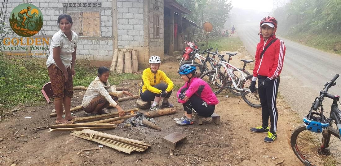 Laos Bike Tours: Savor Authentic Local Cuisine & Fresh Jungle Fruits