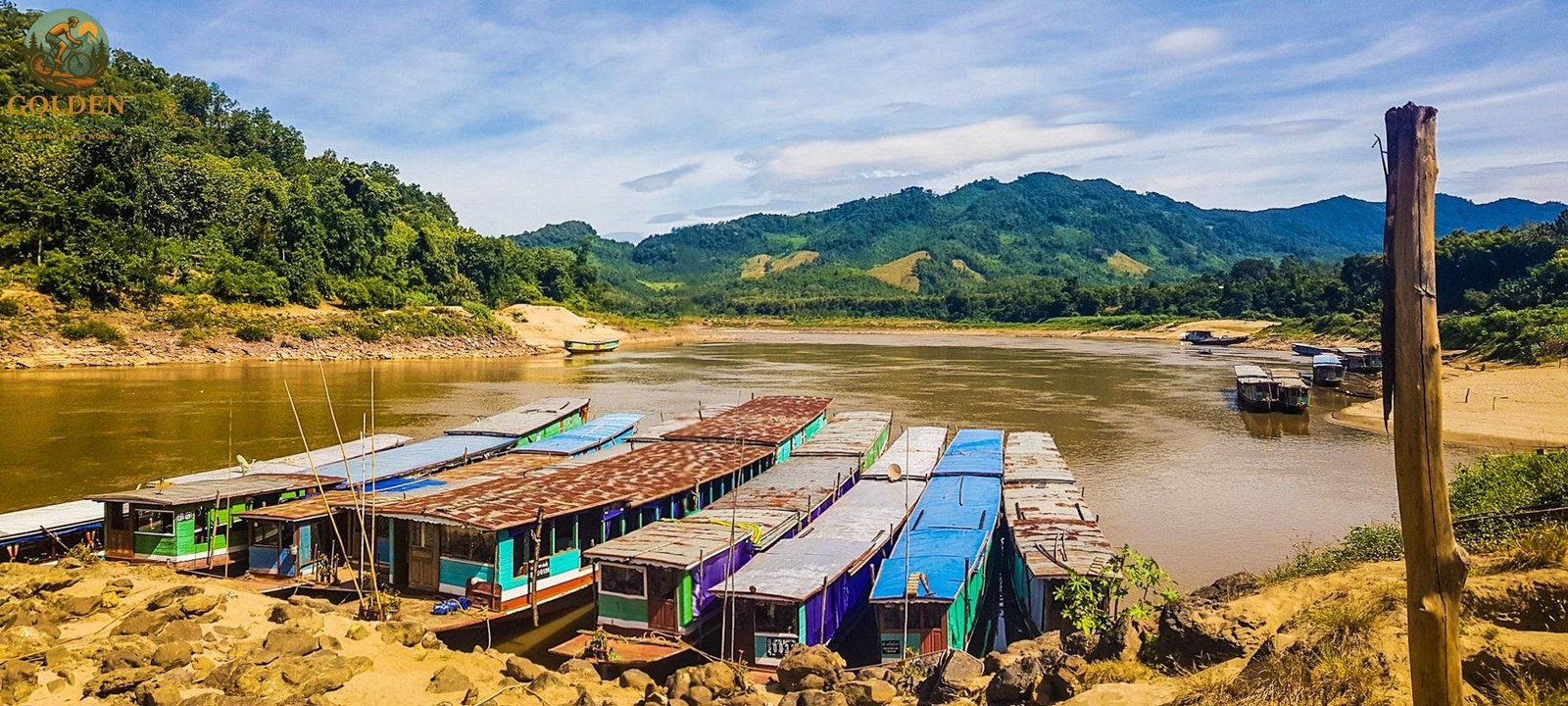 Nong Khiaw River Valleys: Picturesque Laos E-Bike Cycling Tours