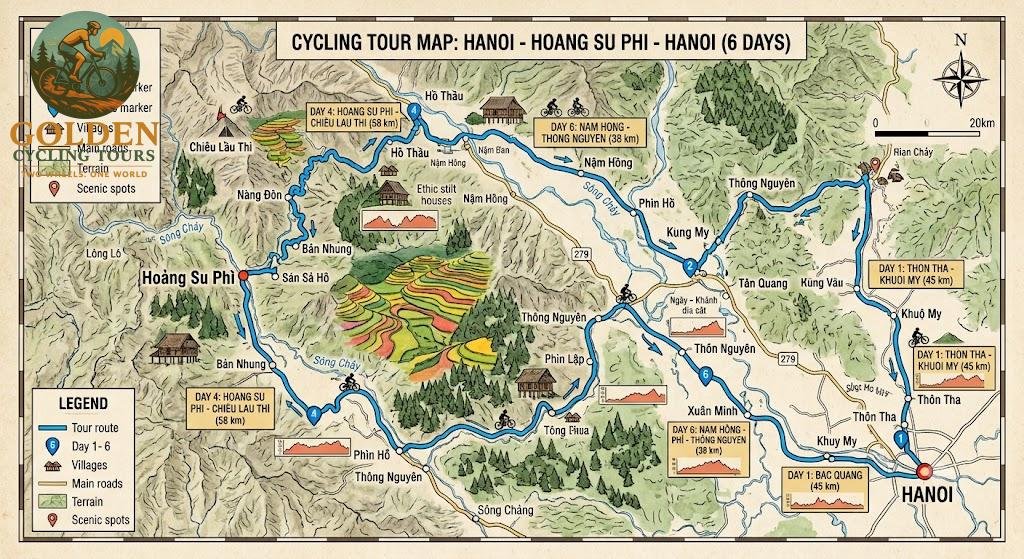 6-Day Cycling Ha Giang Loop Adventure